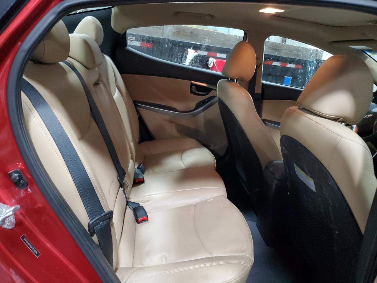2013 Hyundai Elantra VIN 5NPDH4AE6DH223289 Copart auction photo, side / front end damage thumbnail 10