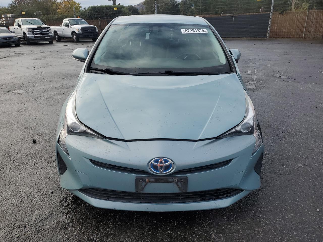 2016 Toyota Prius VIN JTDKARFU6G3022601 Copart auction photo, undercarriage / front end damage thumbnail 5