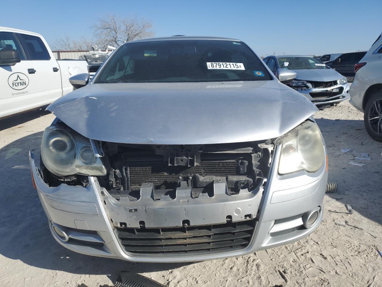 2009 Volkswagen Eos VIN WVWBA71F39V011947 Copart auction photo, front end damage thumbnail 5
