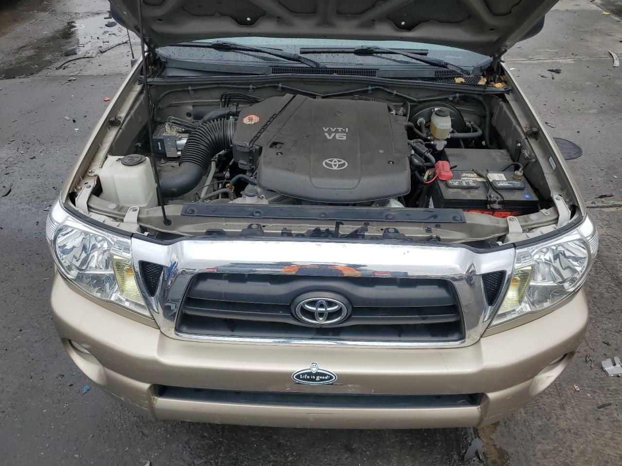 2008 Toyota Tacoma VIN 5TEUU42NX8Z487631 Copart auction photo, front end / rear end damage thumbnail 11