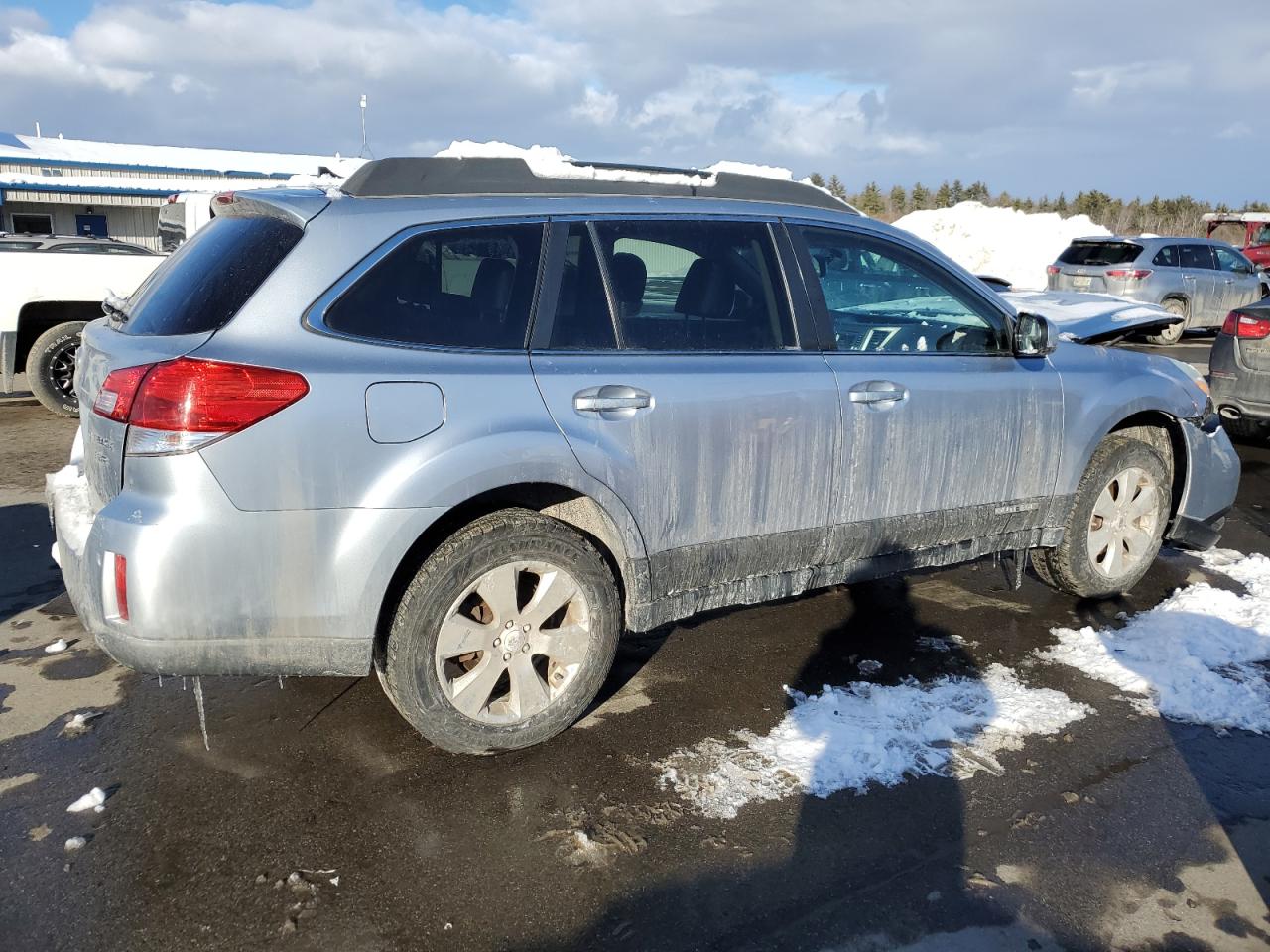2012 Subaru Outback VIN 4S4BRDKC4C2249905 Copart auction photo, front end / all over damage thumbnail 3