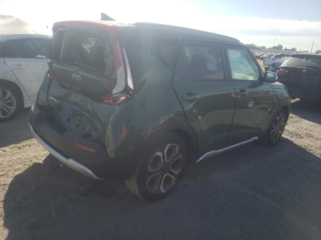 2021 KIA Soul VIN KNDJ23AU6M7125681 Copart auction photo, rear end damage thumbnail 3