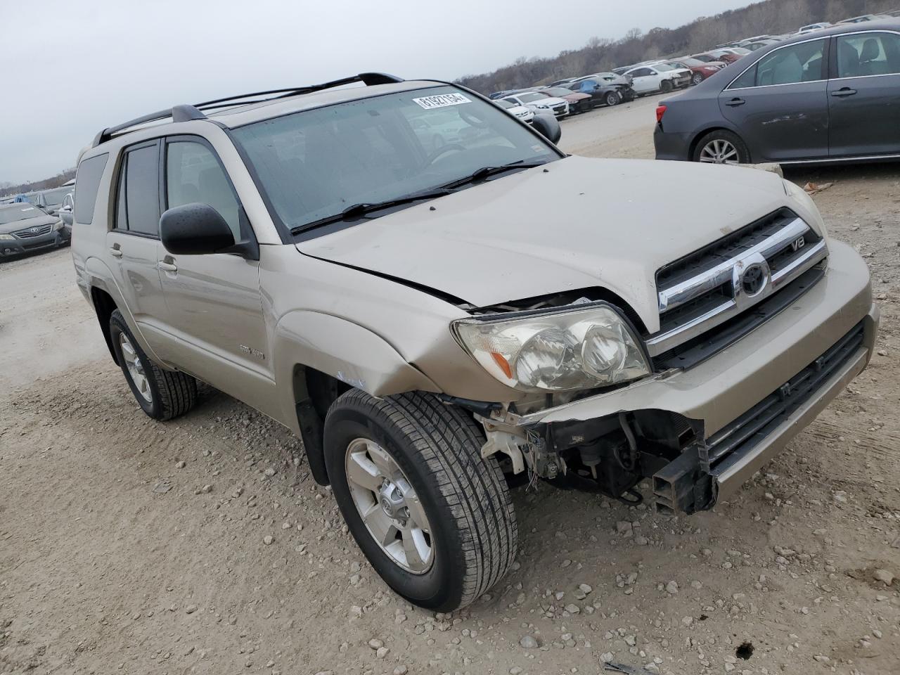 2005 Toyota 4Runner VIN JTEBT14R550048398 Copart auction photo, front end damage thumbnail 4