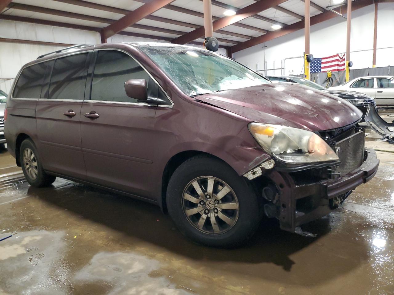 2010 Honda Odyssey VIN 5FNRL3H6XAB112543 Copart auction photo, front end damage thumbnail 4