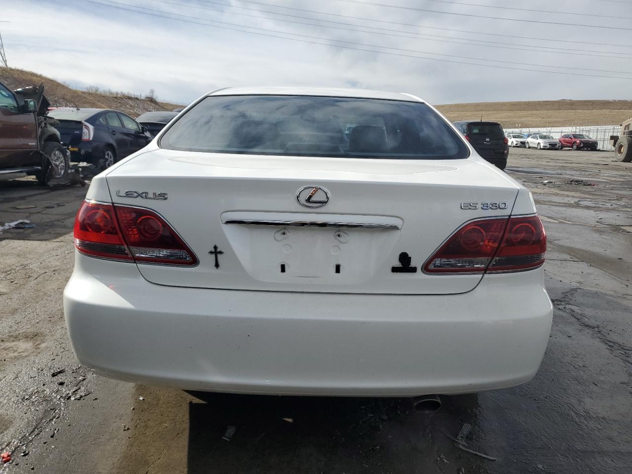 2005 Lexus ES VIN JTHBA30G855115457 Copart auction photo, side damage thumbnail 6