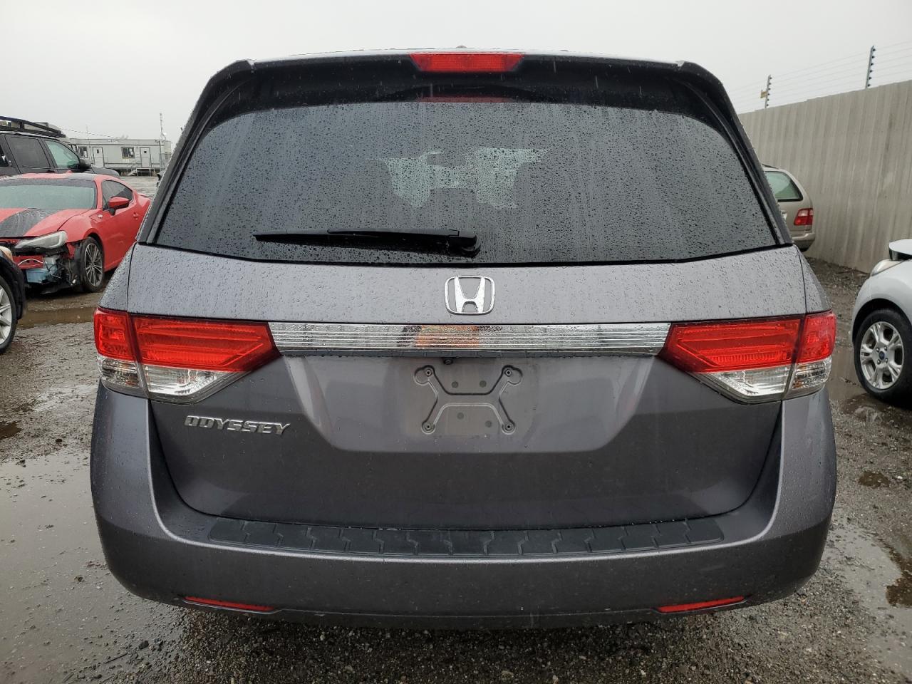 2015 Honda Odyssey VIN 5FNRL5H65FB093354 Copart auction photo, front end / rear end damage thumbnail 6