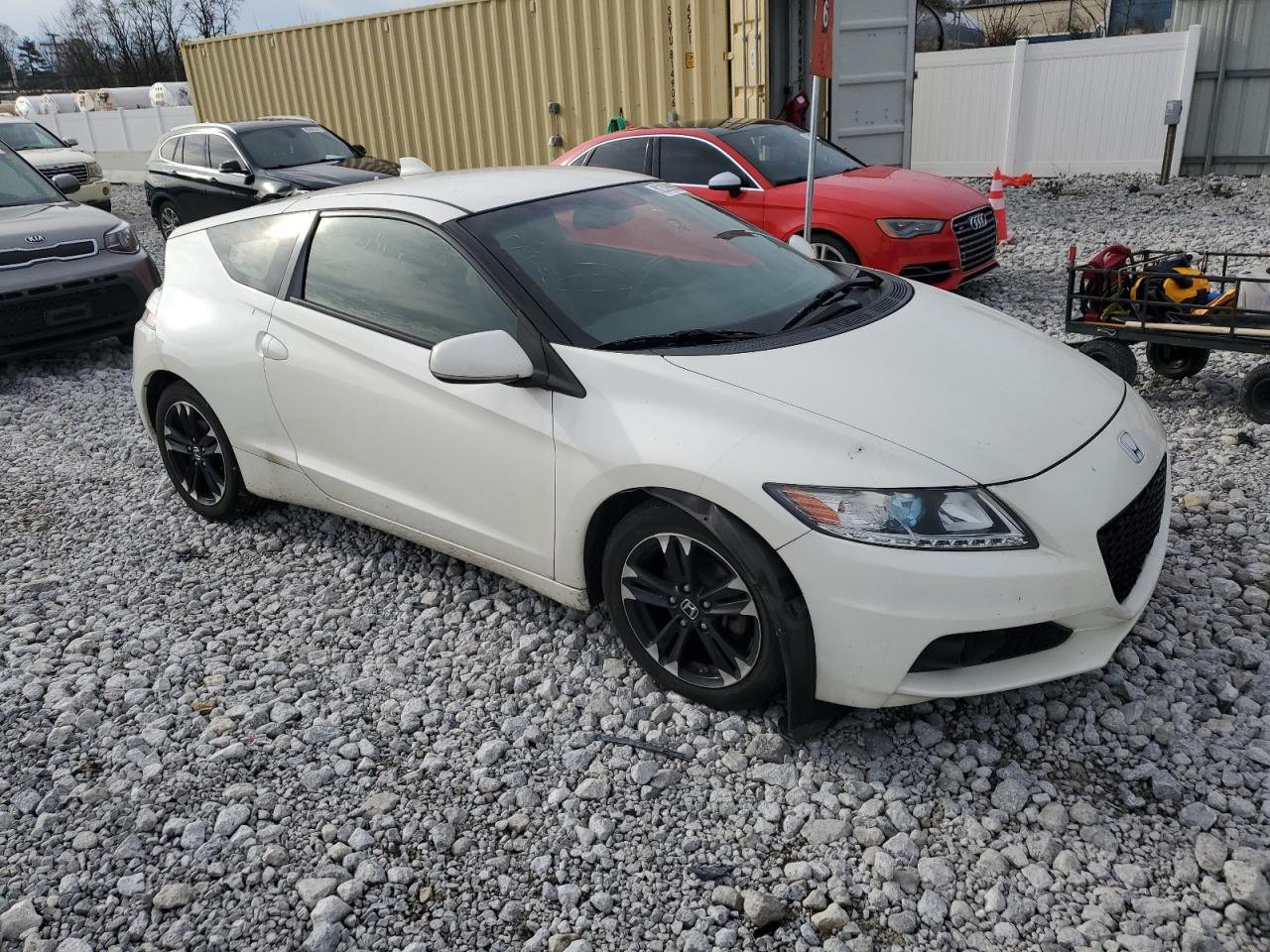 2014 Honda CR-Z VIN JHMZF1D6XES000110 Copart auction photo, mechanical / undercarriage damage thumbnail 4