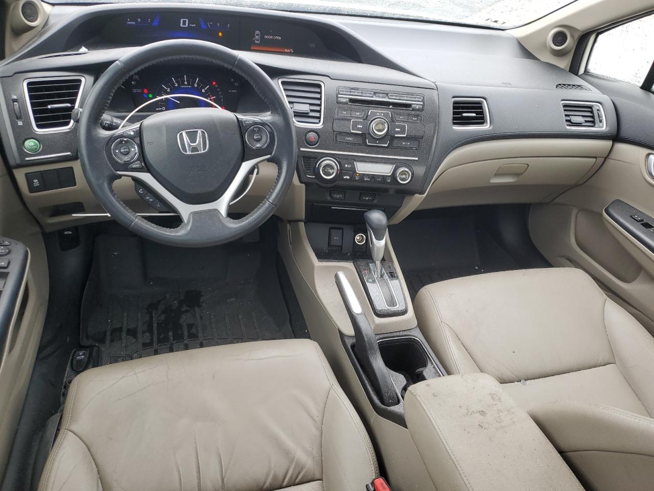 2013 Honda Civic VIN 19XFB2F90DE204090 Copart auction photo, burn damage thumbnail 8
