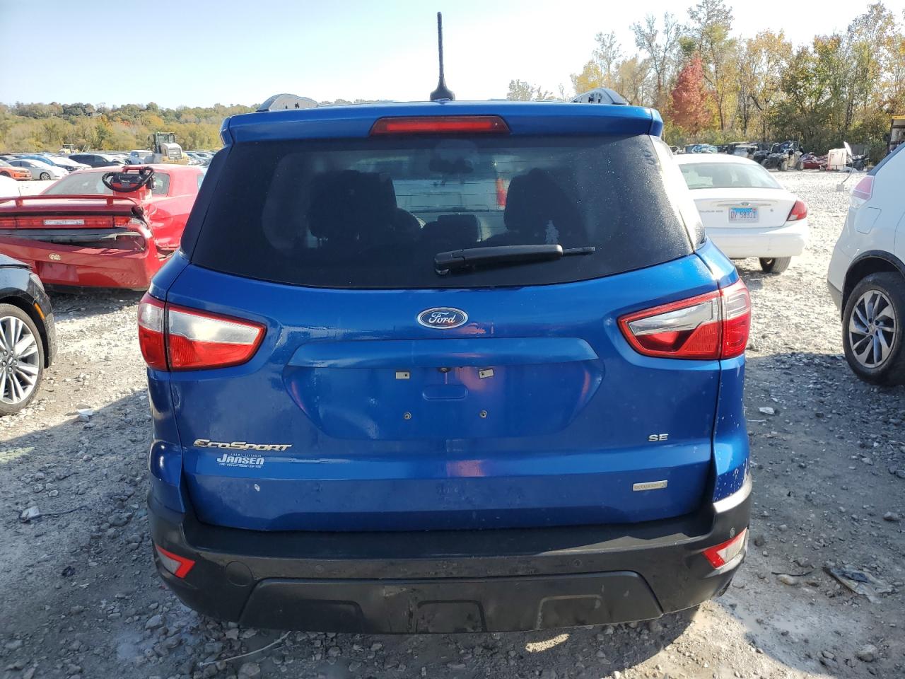 2019 Ford EcoSport VIN MAJ3S2GE2KC257933 Copart auction photo, front end / side damage thumbnail 6