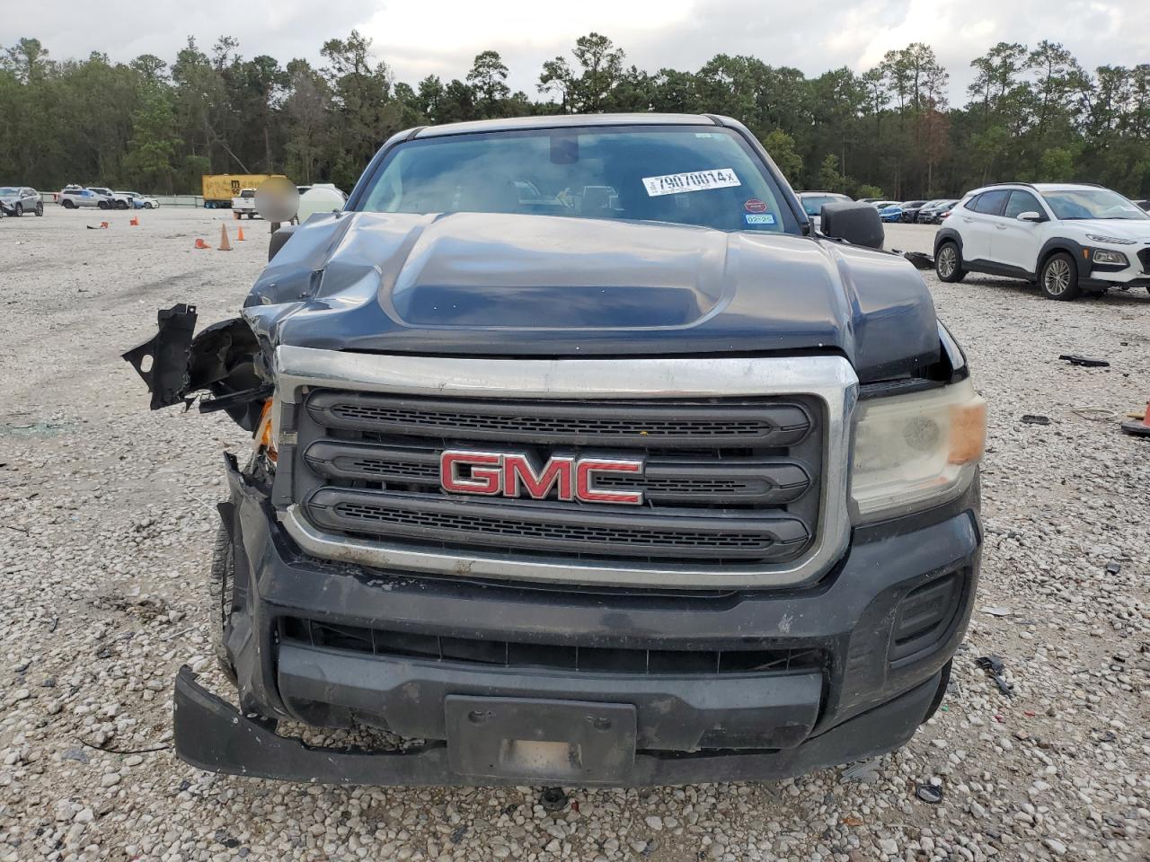 2016 GMC Canyon VIN 1GTG5BE38G1231604 Copart auction photo, side / front end damage thumbnail 5