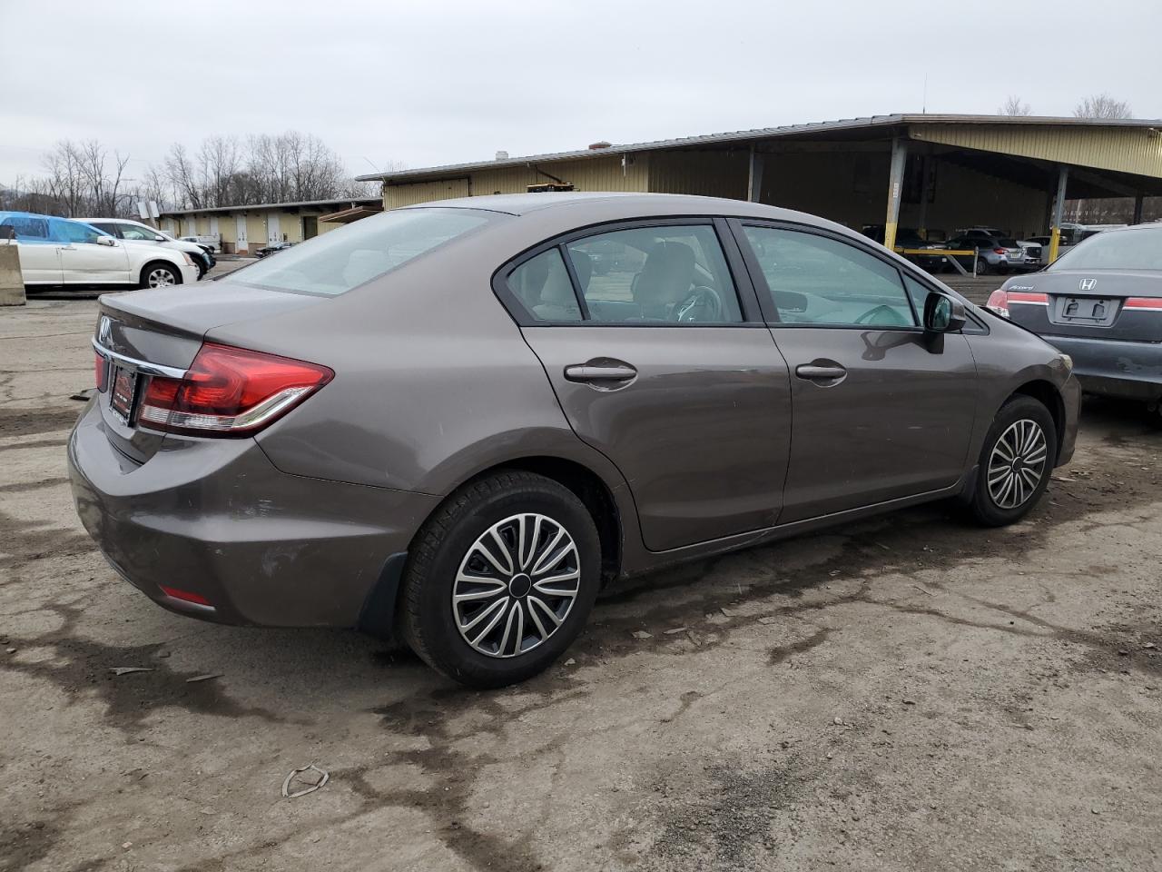 2013 Honda Civic VIN 2HGFB2F5XDH601597 Copart auction photo, front end / minor dent/scratches damage thumbnail 3