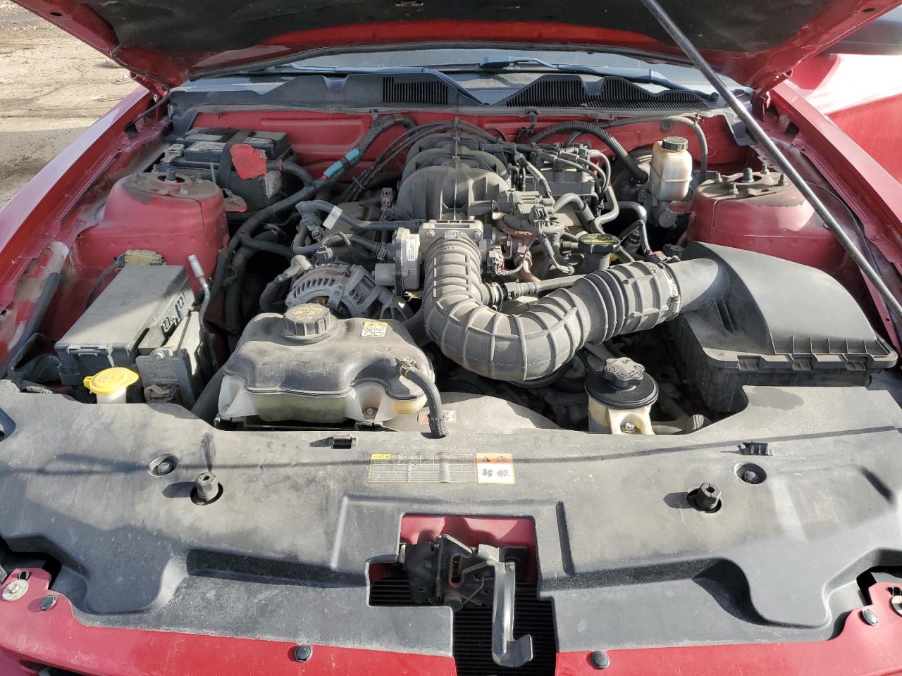 2010 Ford Mustang VIN 1ZVBP8AN4A5156234 Copart auction photo, rear end damage thumbnail 11