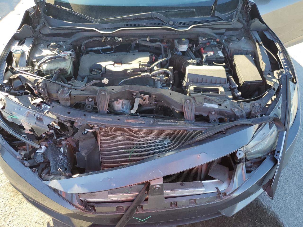 2017 Honda Civic VIN 19XFC2F79HE044146 Copart auction photo, front end / minor dent/scratches damage thumbnail 11