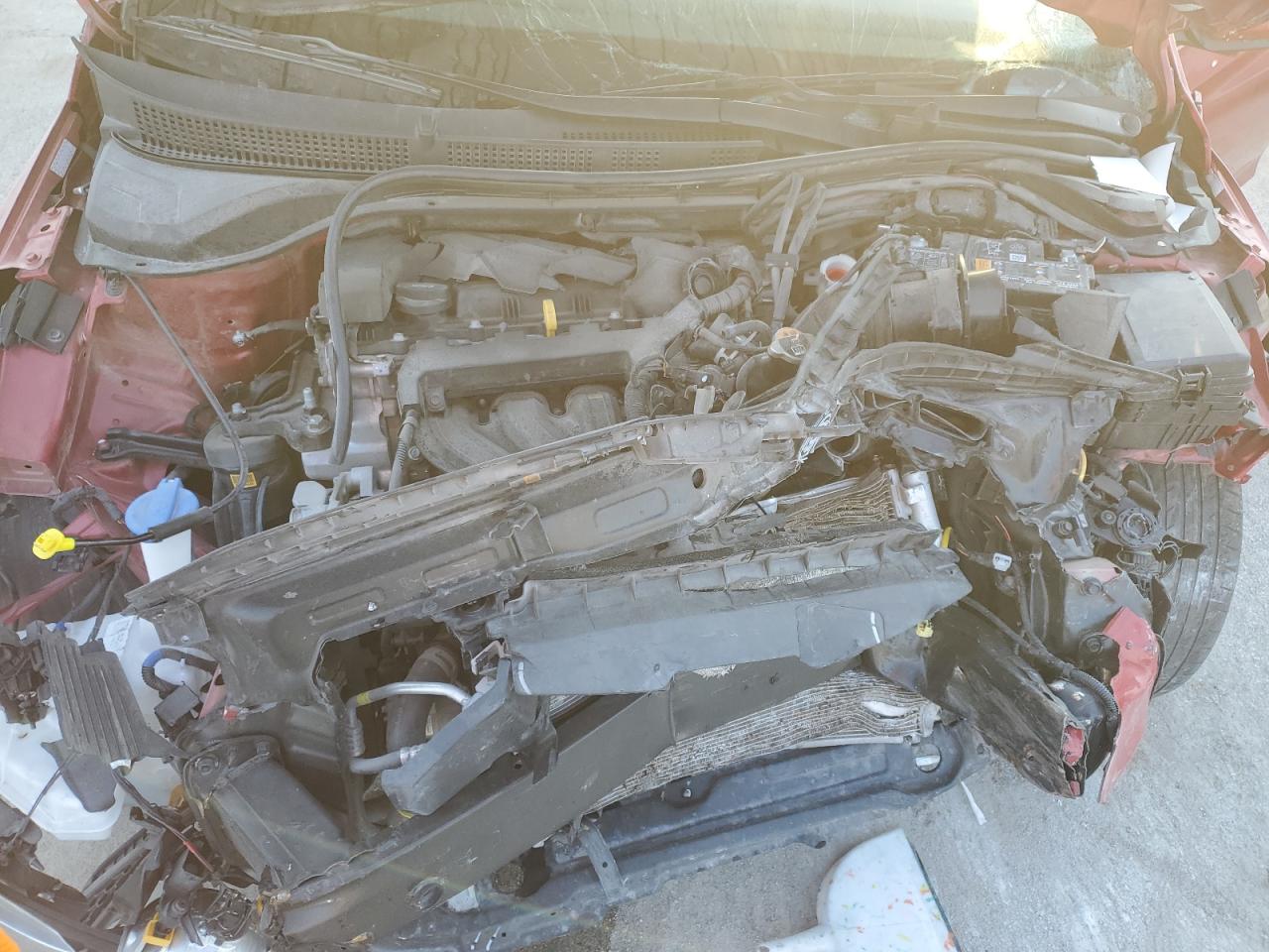 2022 Hyundai Accent VIN 3KPC24A60NE183237 Copart auction photo, front end damage thumbnail 12