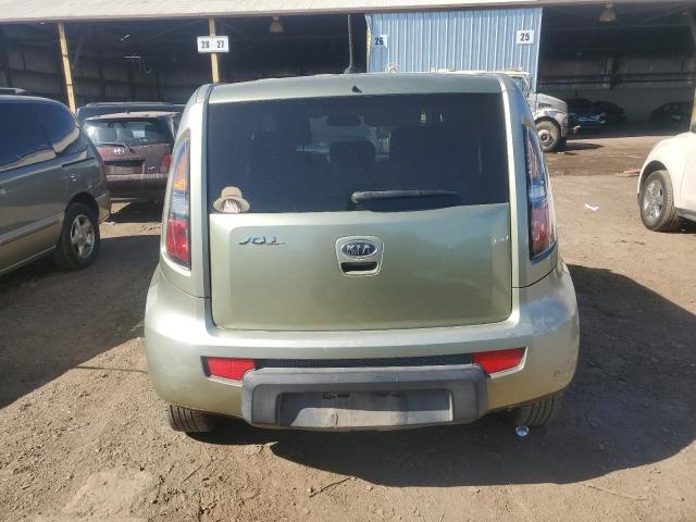 2011 KIA Soul VIN KNDJT2A23B7259955 Copart auction photo, front end / side damage thumbnail 6