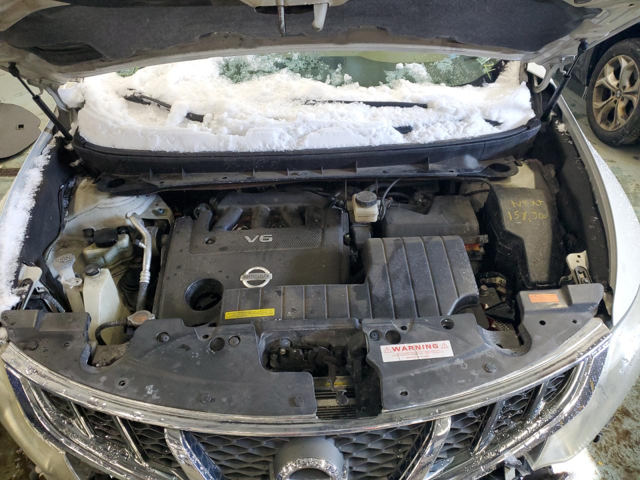 2011 Nissan Murano VIN JN8AZ1MWXBW154850 Copart auction photo, front end damage thumbnail 12