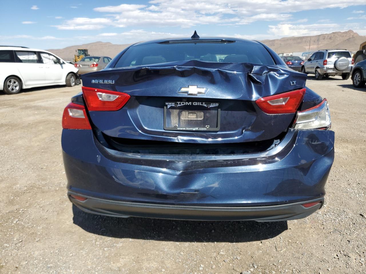 2016 Chevrolet Malibu VIN 1G1ZE5ST1GF270481 Copart auction photo, rear end / mechanical damage thumbnail 6