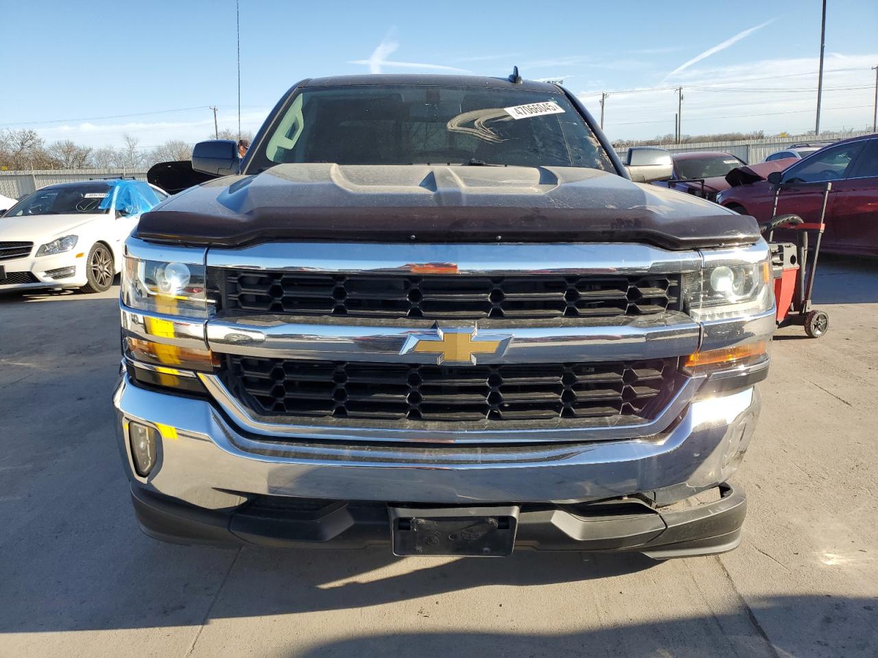 2017 Chevrolet Silverado VIN 3GCPCREC1HG451216 Copart auction photo, front end / hail damage thumbnail 5