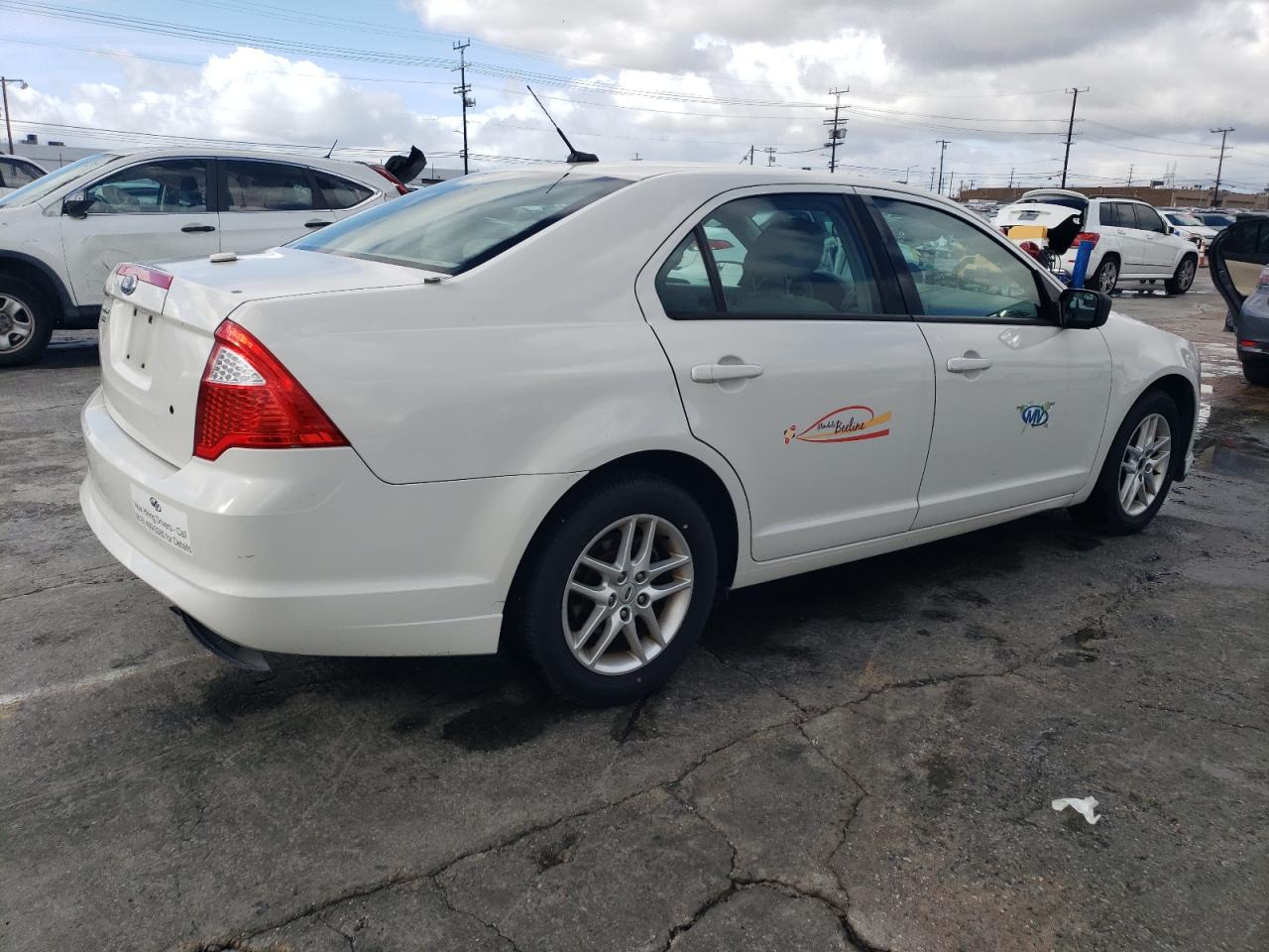 2012 Ford Fusion VIN 3FAHP0GA4CR249280 Copart auction photo, minor dent/scratches damage thumbnail 3
