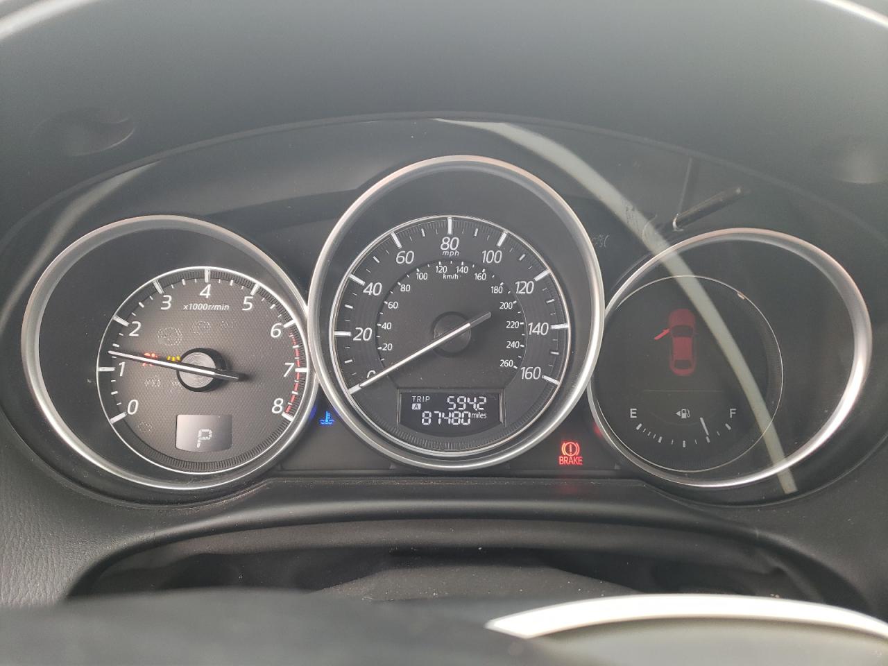 2016 Mazda CX-5 VIN JM3KE4DY4G0862785 Copart auction photo, rear end / hail damage thumbnail 9
