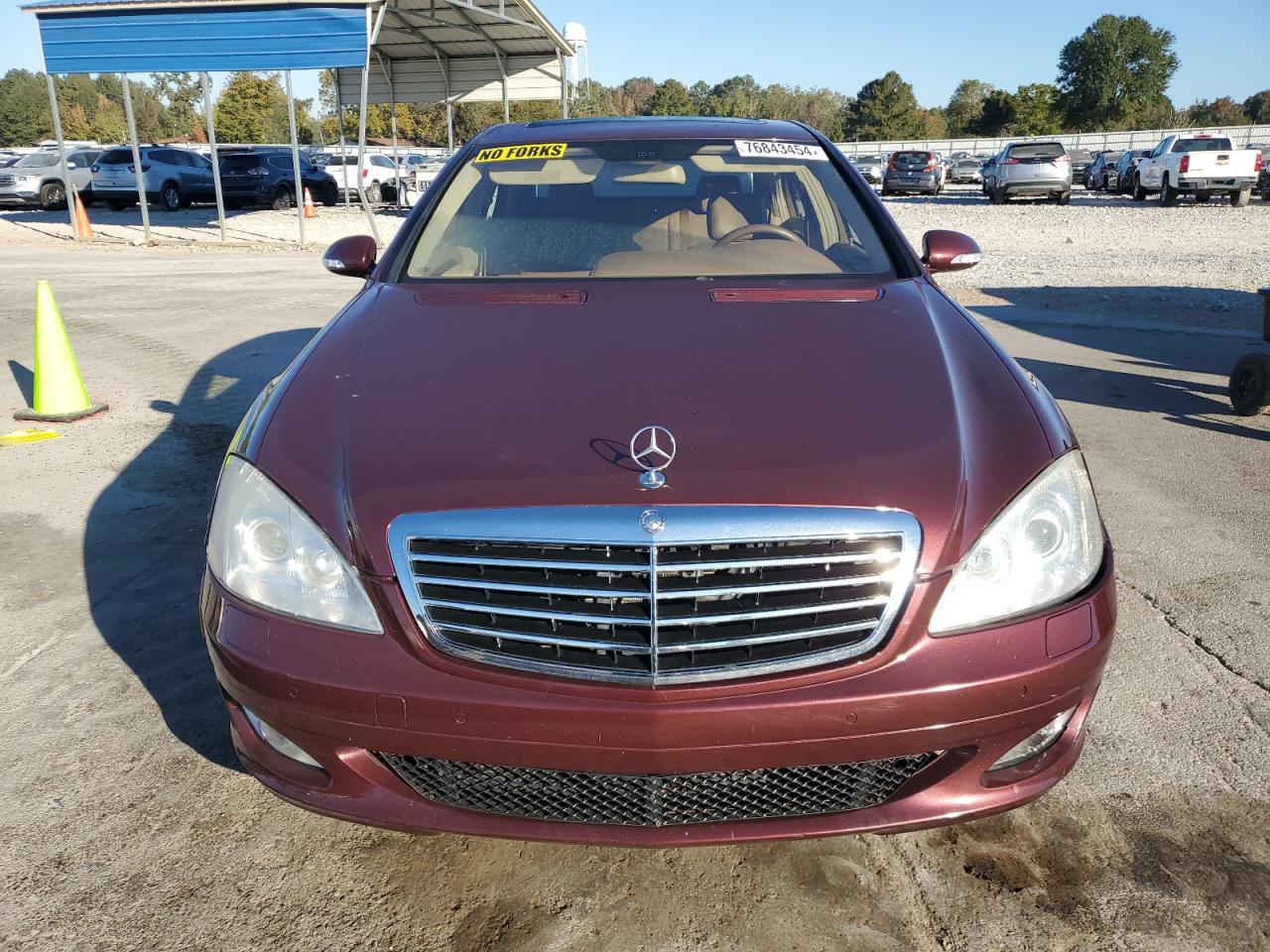 2007 Mercedes-Benz S-klasse VIN WDDNG86X47A105235 Copart auction photo, normal wear damage thumbnail 5