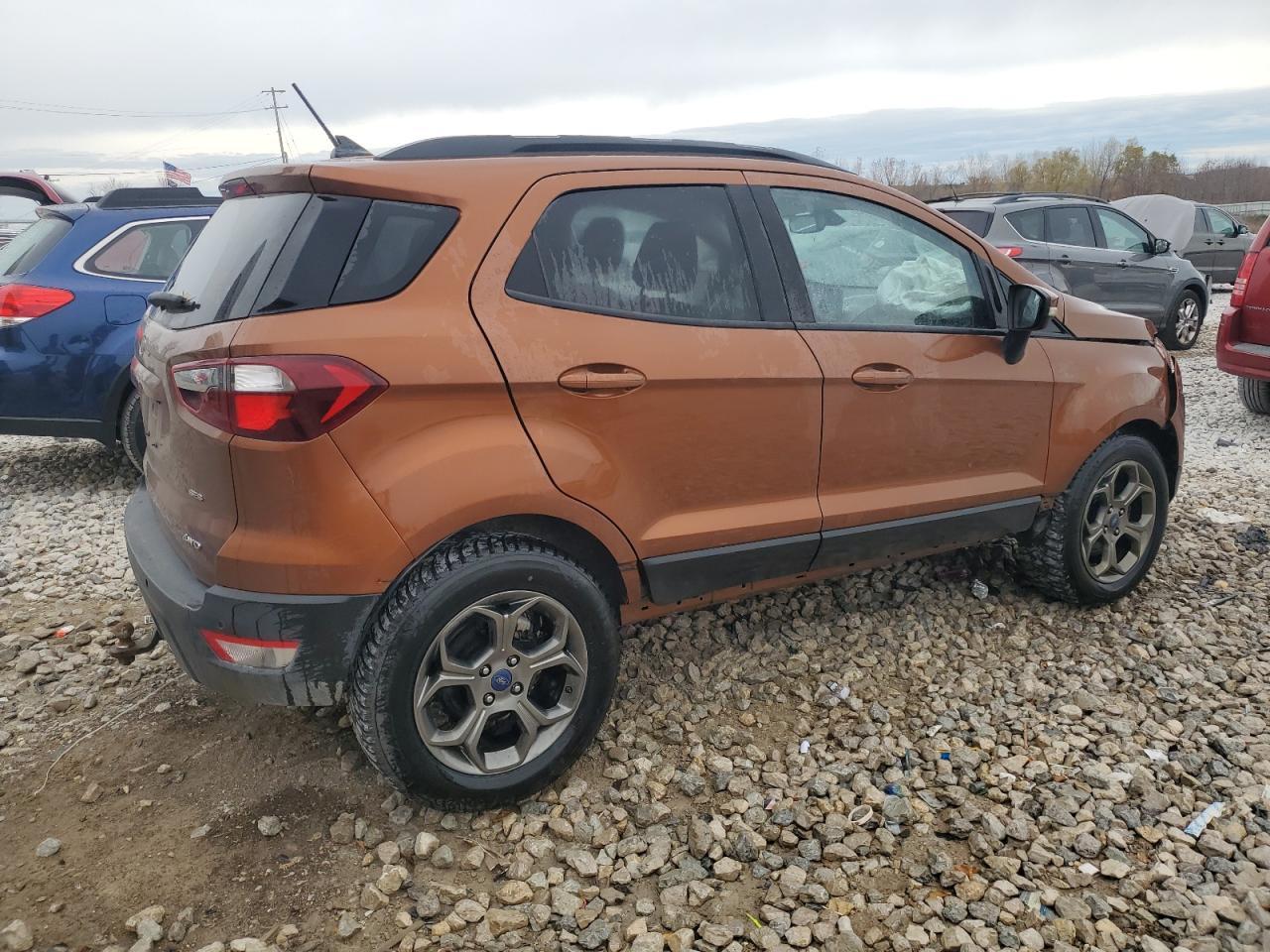 2018 Ford EcoSport VIN MAJ6P1CL1JC158340 Copart auction photo, front end damage thumbnail 3