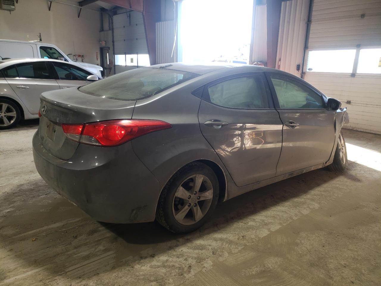 2013 Hyundai Elantra VIN 5NPDH4AE0DH205869 Copart auction photo, front end damage thumbnail 3