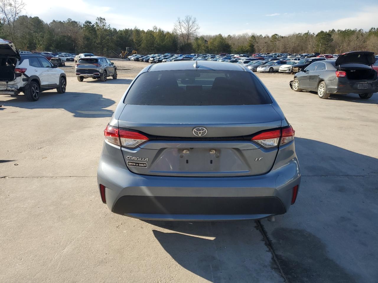2020 Toyota Corolla VIN 5YFEPRAE5LP107569 Copart auction photo, side / front end damage thumbnail 6