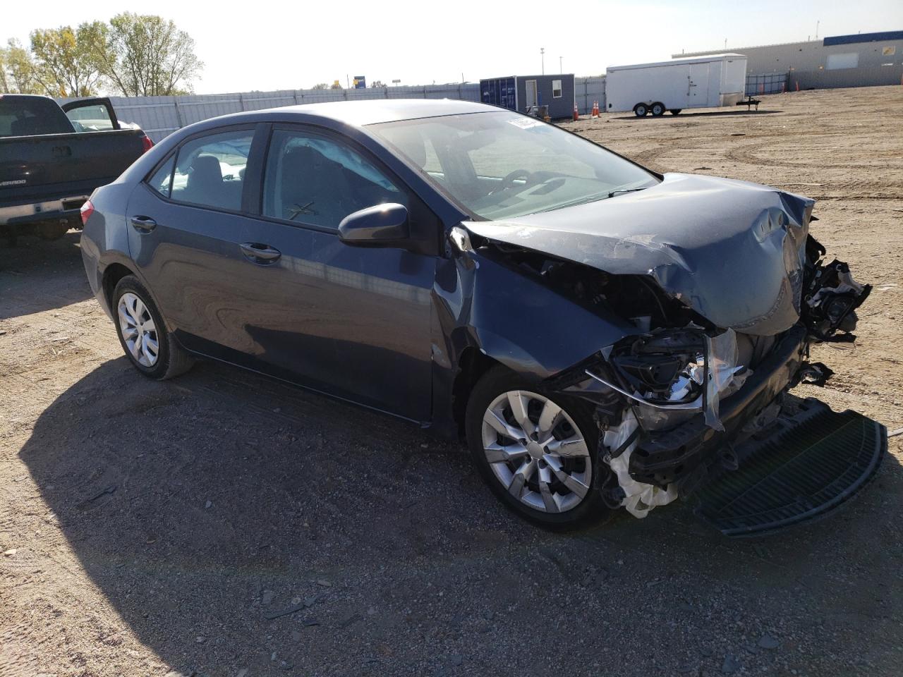 2014 Toyota Corolla VIN 5YFBURHEXEP152916 Copart auction photo, front end damage thumbnail 4