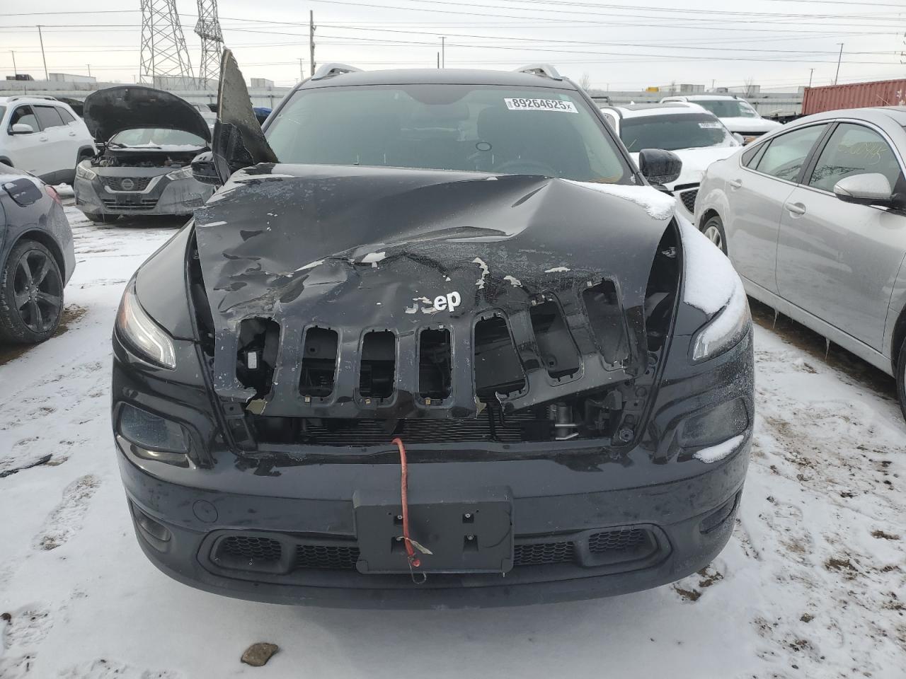 2015 Jeep Grand Cherokee VIN 1C4PJMCB7FW787602 Copart auction photo, front end damage thumbnail 5