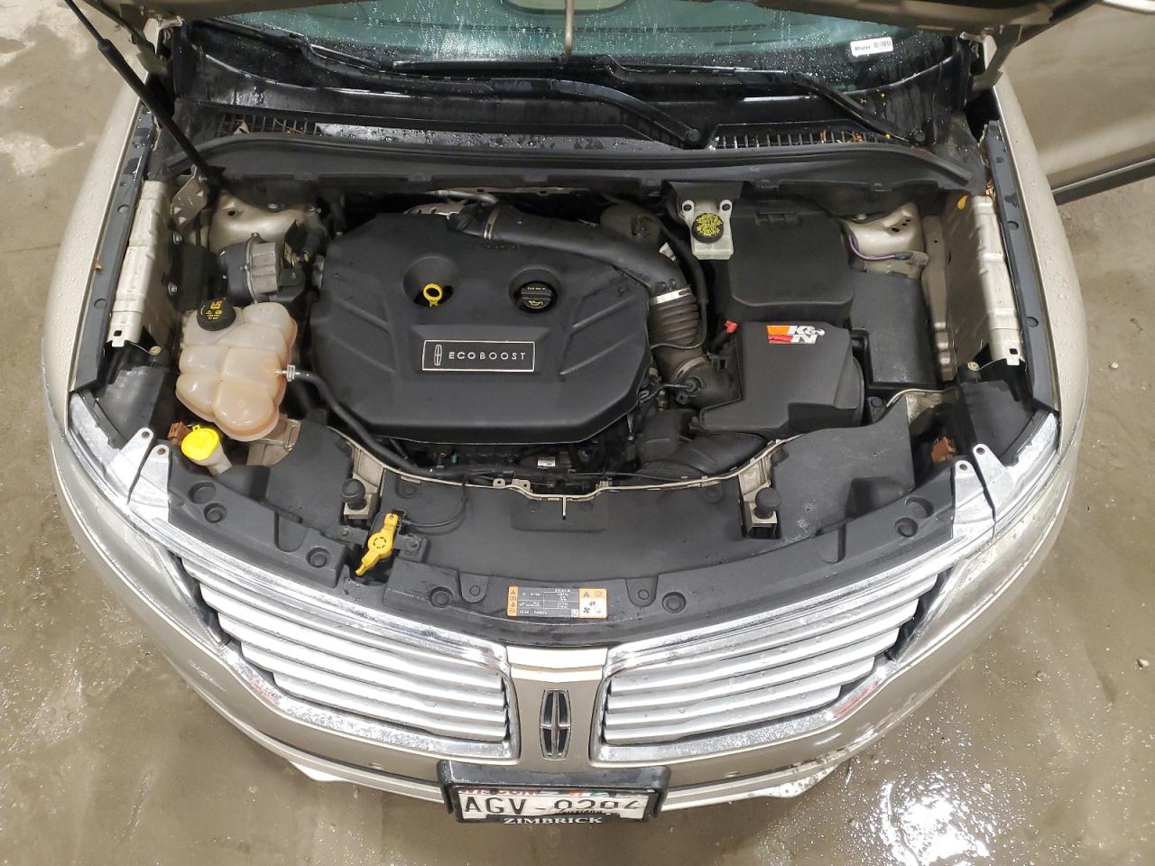 2015 Lincoln MKZ VIN 5LMTJ2AH4FUJ01580 Copart auction photo, side damage thumbnail 12