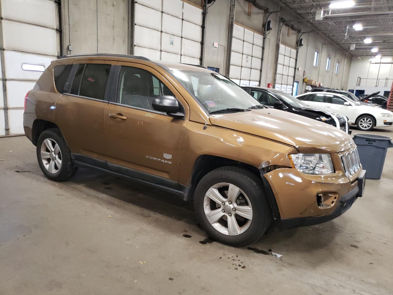 2011 Jeep Compass VIN 1J4NF5FB6BD182030 Copart auction photo, front end damage thumbnail 4