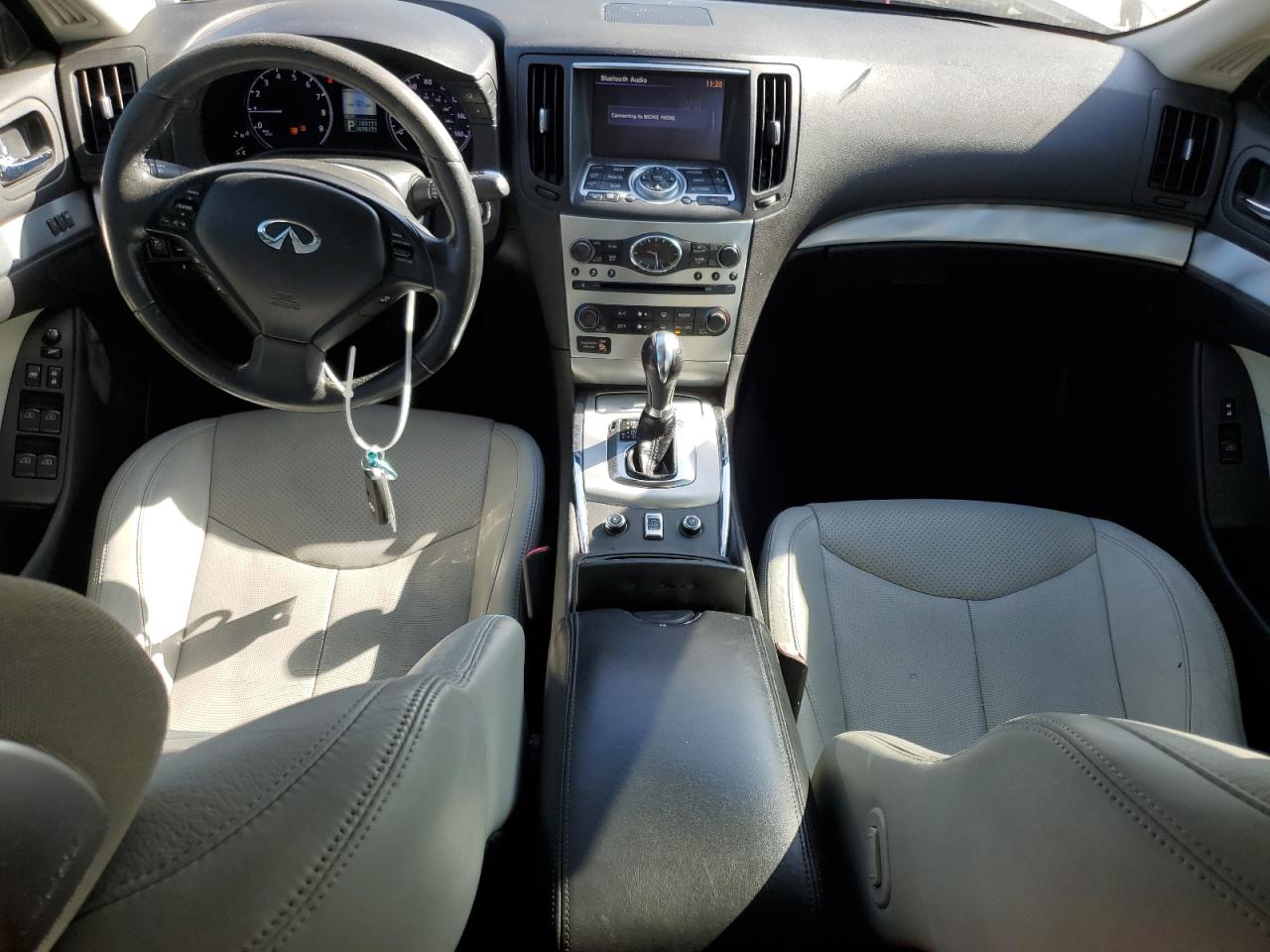 2012 Infiniti G VIN JN1CV6FE4CM201789 Copart auction photo, side damage thumbnail 8