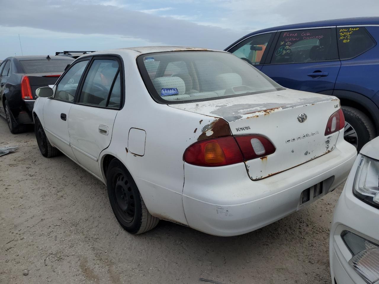 1998 Toyota Corolla VIN 1NXBR18E4WZ064222 Copart auction photo, water/flood / all over damage thumbnail 2
