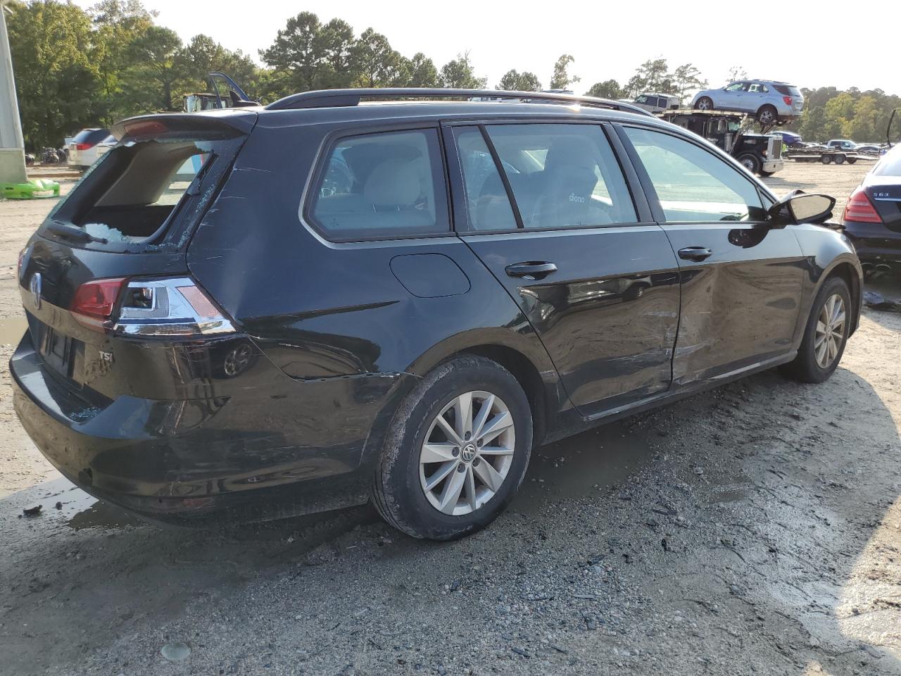 2016 Volkswagen Golf VIN 3VWC17AU7GM511116 Copart auction photo, all over damage thumbnail 3