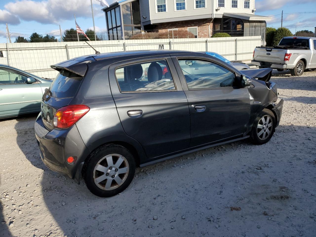 2015 Mitsubishi Mirage VIN ML32A4HJ6FH014122 Copart auction photo, front end damage thumbnail 3