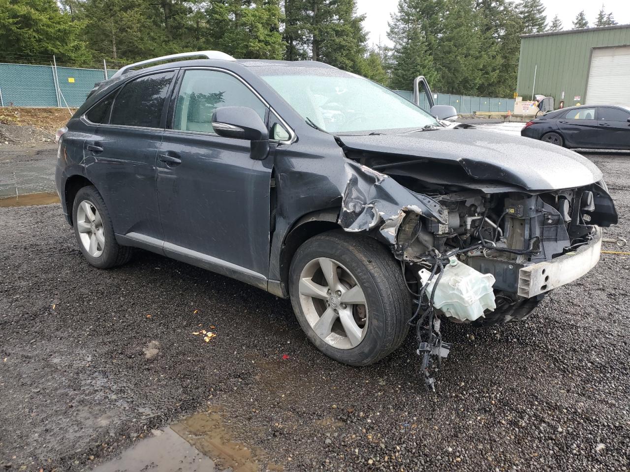 2010 Lexus RX VIN 2T2BK1BA6AC045977 Copart auction photo, front end / side damage thumbnail 4