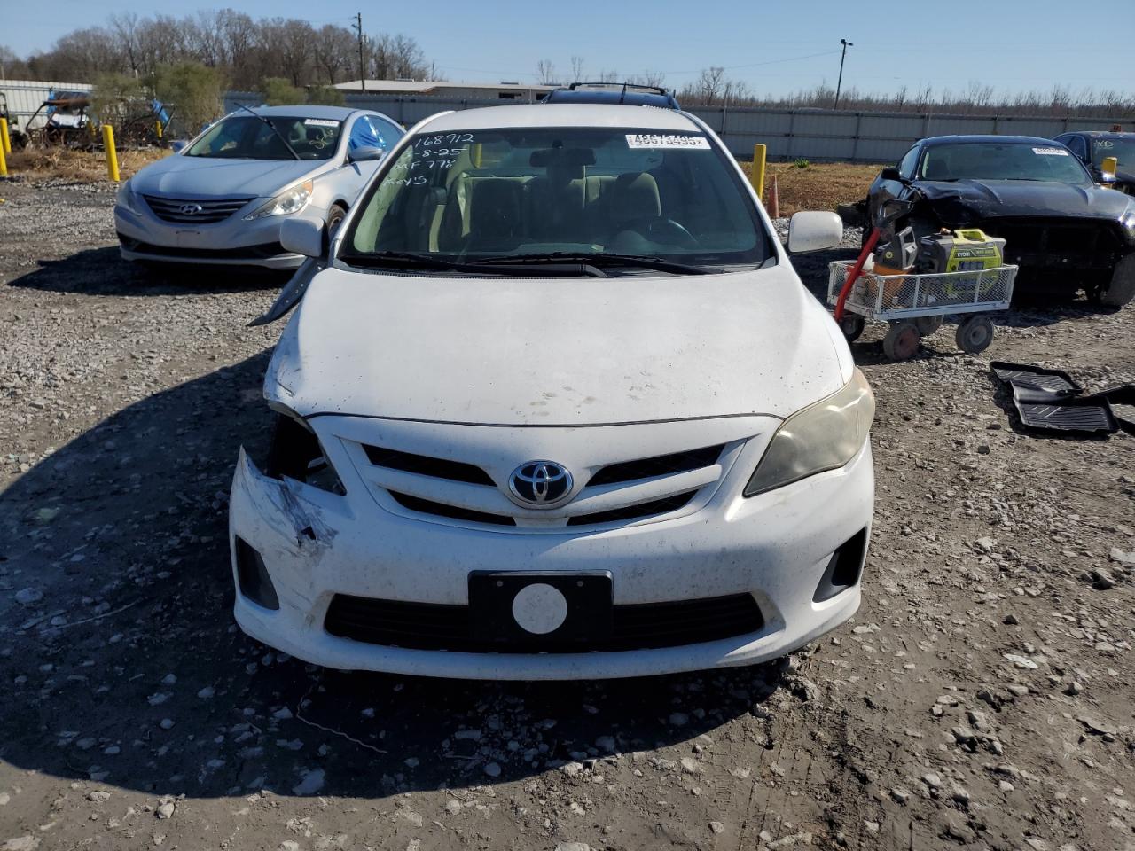 2011 Toyota Corolla VIN 2T1BU4EE9BC713867 Copart auction photo, side / front end damage thumbnail 5