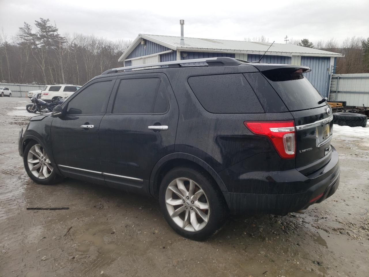 2015 Ford Explorer VIN 1FM5K8F80FGB70317 Copart auction photo, front end / undercarriage damage thumbnail 2