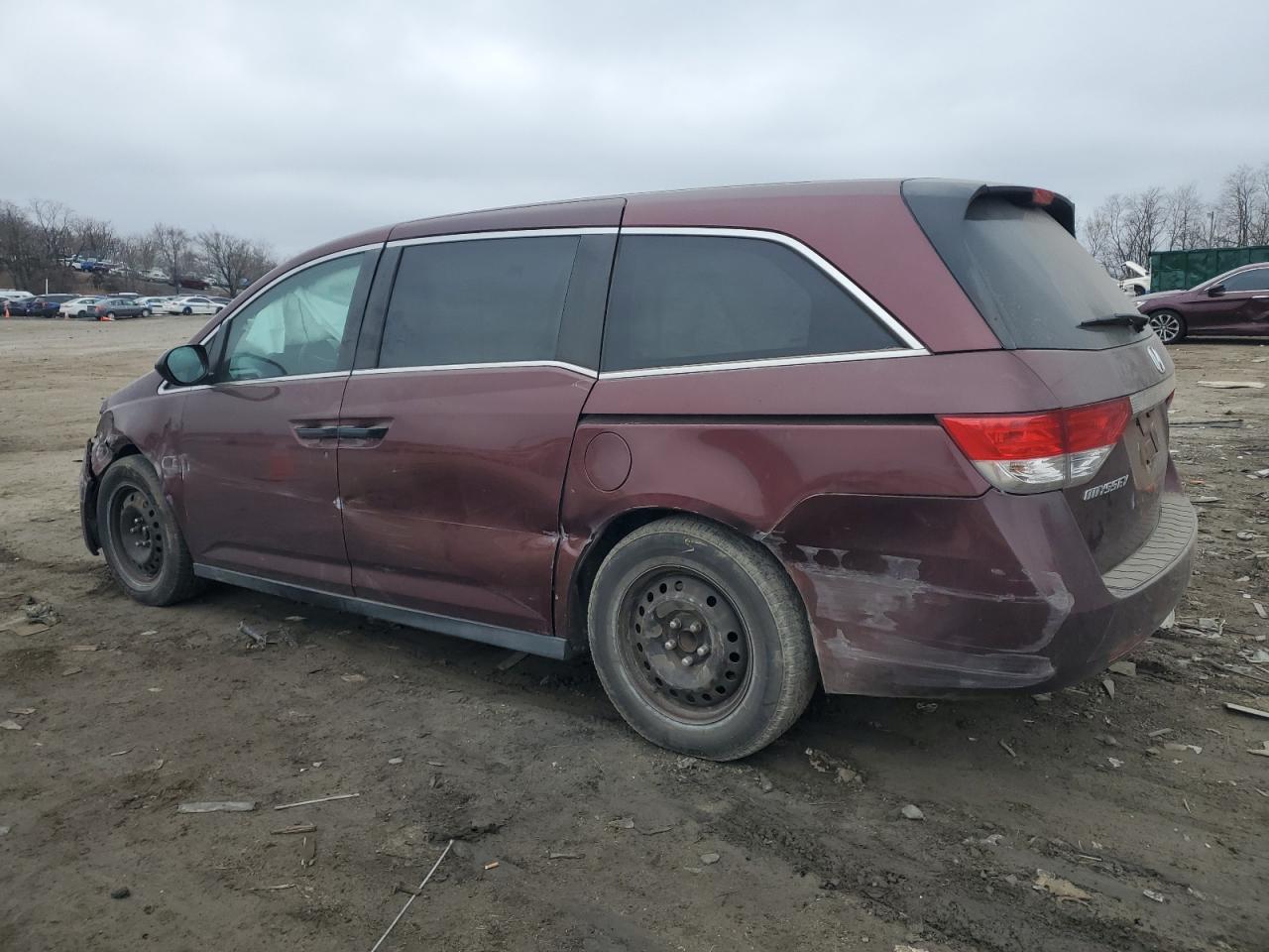 2016 Honda Odyssey VIN 5FNRL5H22GB036348 Copart auction photo, front end / side damage thumbnail 2