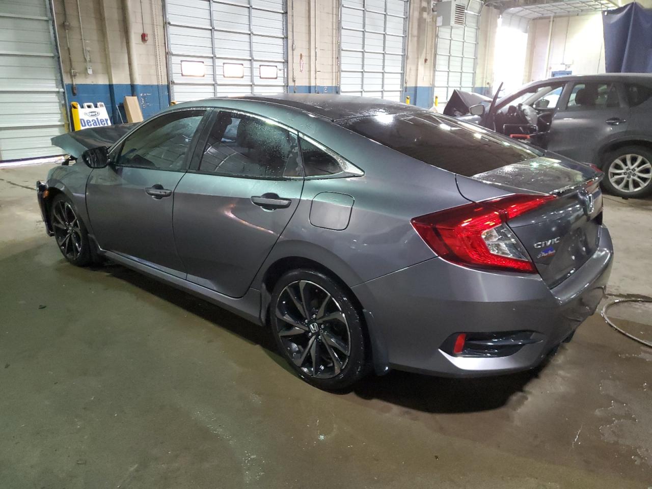 2019 Honda Civic VIN 19XFC2E82KE001110 Copart auction photo, front end damage thumbnail 2