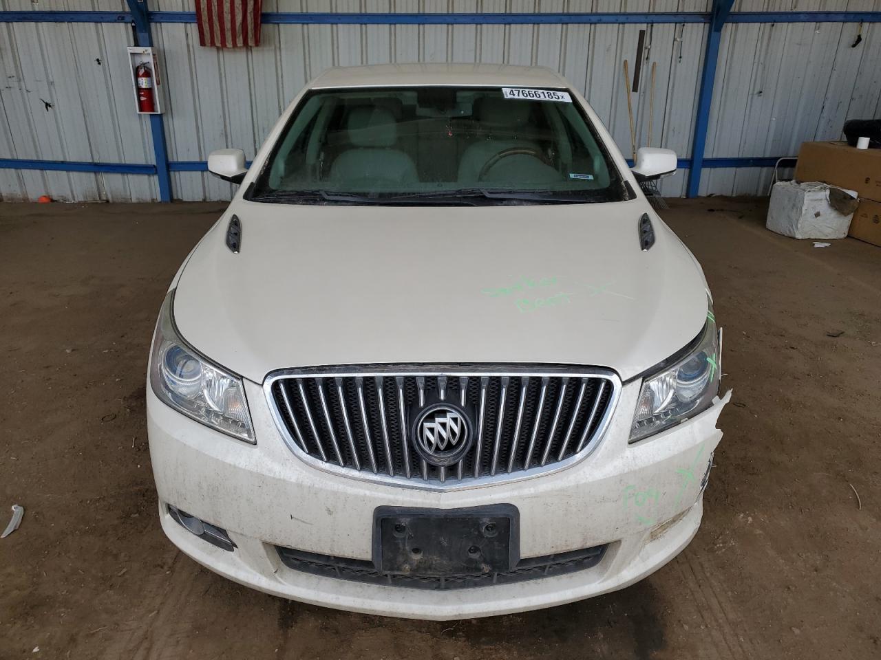 2013 Buick LaCrosse VIN 1G4GH5E38DF233419 Copart auction photo, front end / rear end damage thumbnail 5