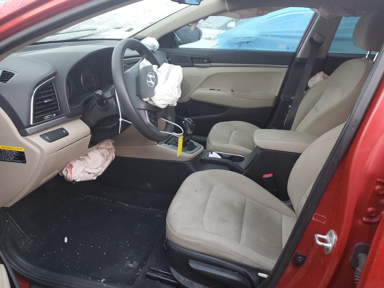 2018 Hyundai Elantra VIN 5NPD74LFXJH308592 Copart auction photo, front end damage thumbnail 7