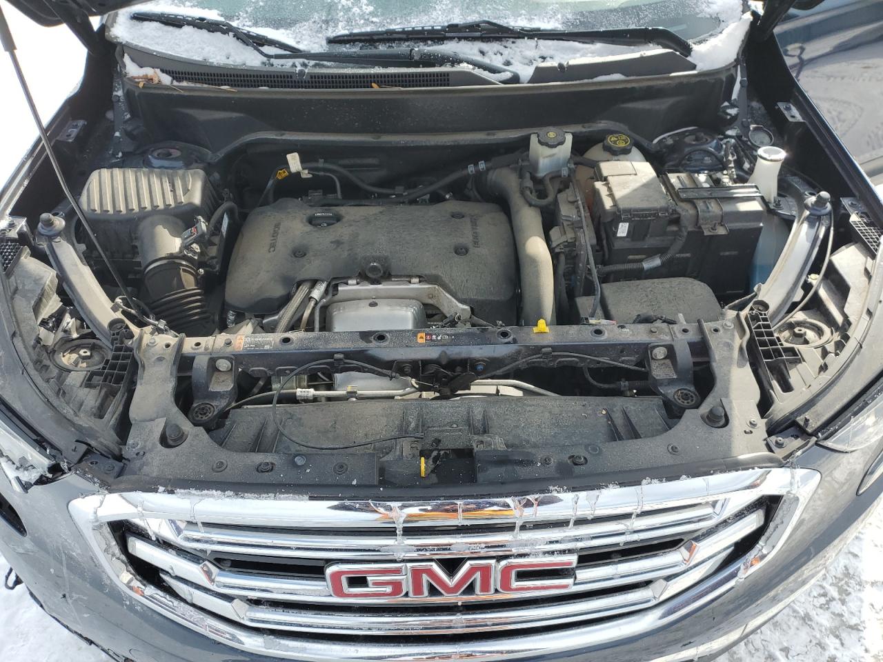 2019 GMC Terrain VIN 3GKALPEX1KL282668 Copart auction photo, front end / side damage thumbnail 14