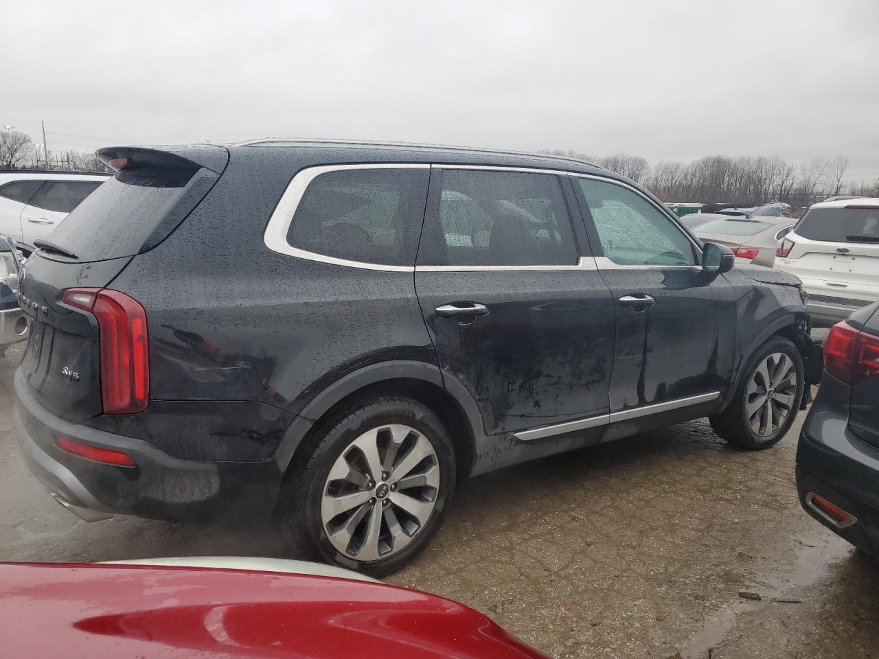 2021 KIA Telluride VIN 5XYP6DHC6MG151279 Copart auction photo, front end damage thumbnail 3