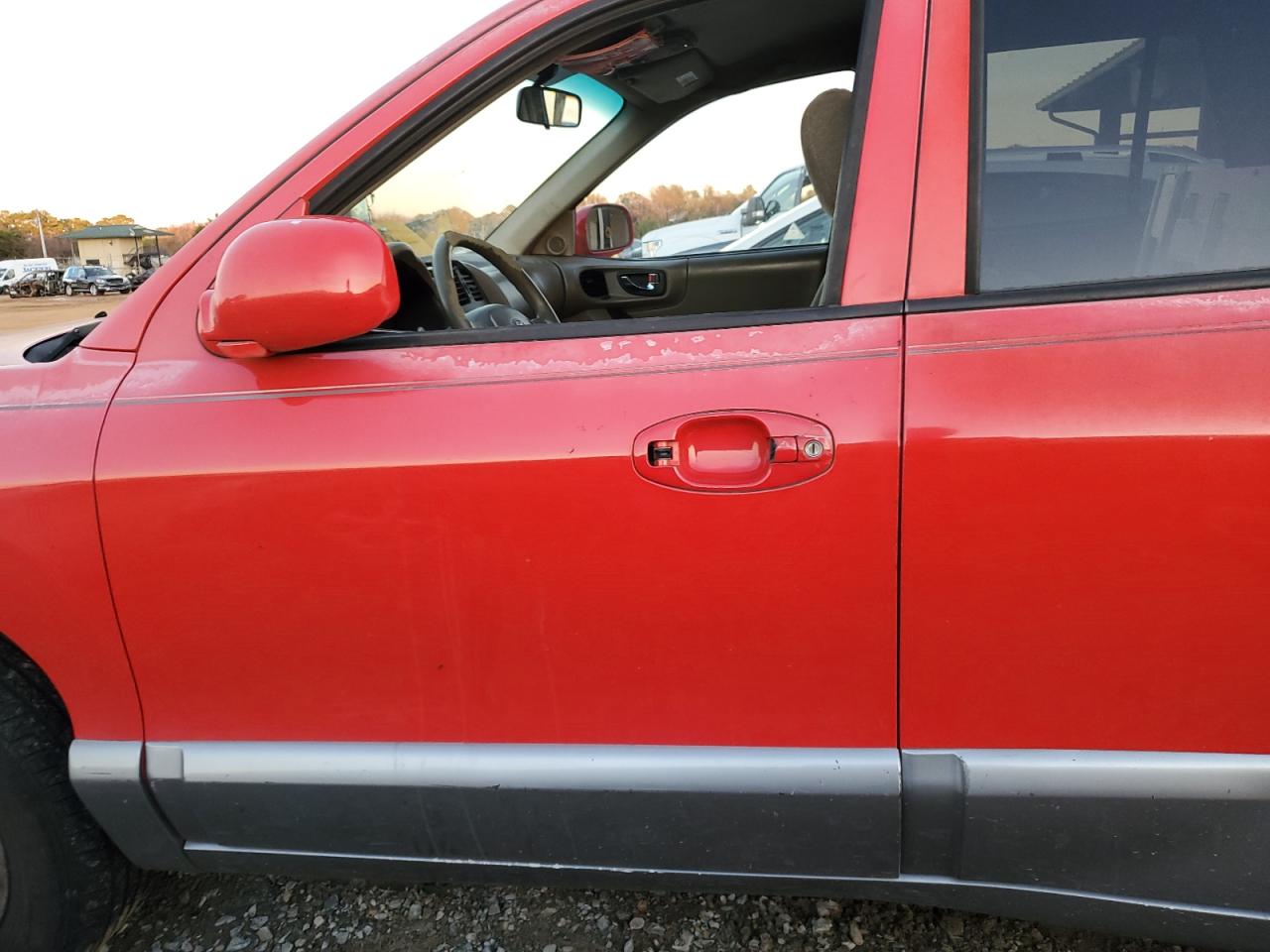 2004 Hyundai Santa Fe VIN KM8SB12B74U849883 Copart auction photo, side damage thumbnail 7