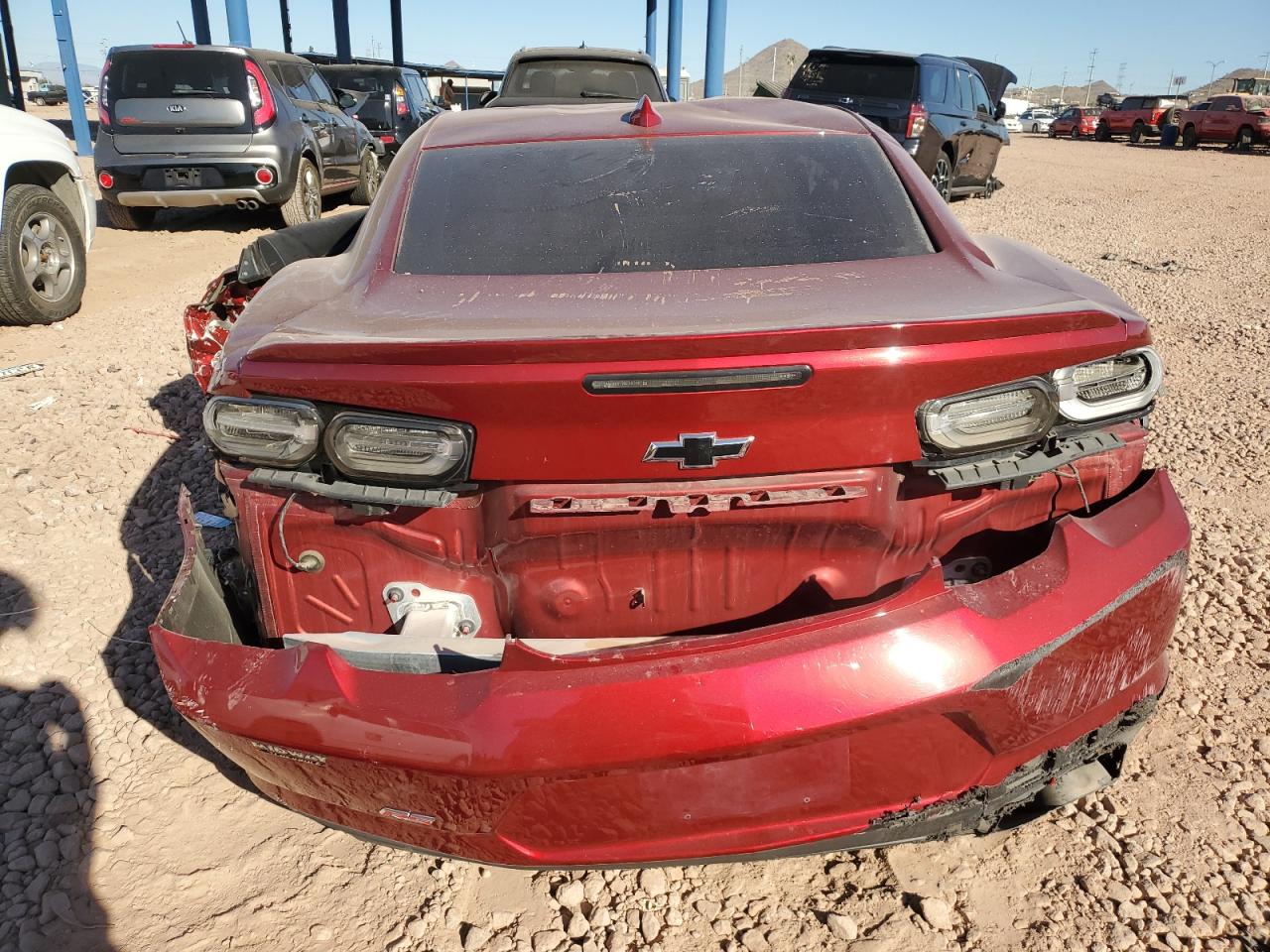 2021 Chevrolet Camaro VIN 1G1FB1RS6M0112573 Copart auction photo, all over damage thumbnail 6