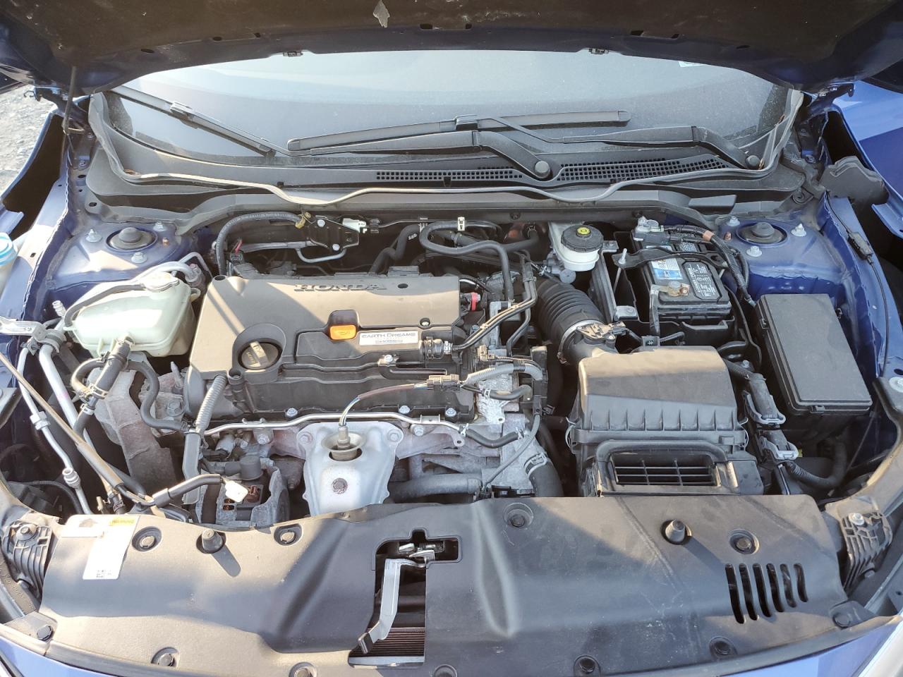 2017 Honda Civic VIN 2HGFC2F56HH513472 Copart auction photo, side / front end damage thumbnail 11