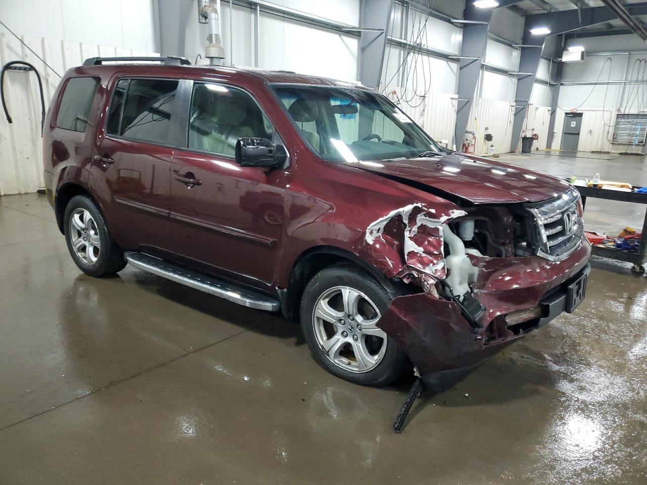 2014 Honda Pilot VIN 5FNYF4H46EB009746 Copart auction photo, front end damage thumbnail 4