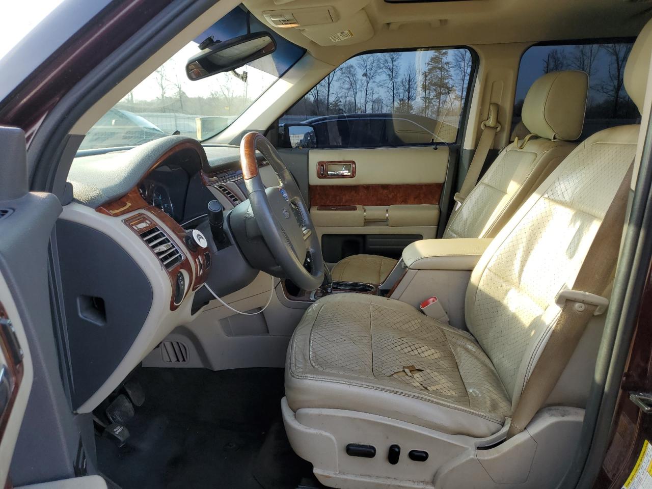 2011 Ford Flex VIN 2FMGK5DC1BBD21231 Copart auction photo, rear end / front end damage thumbnail 7